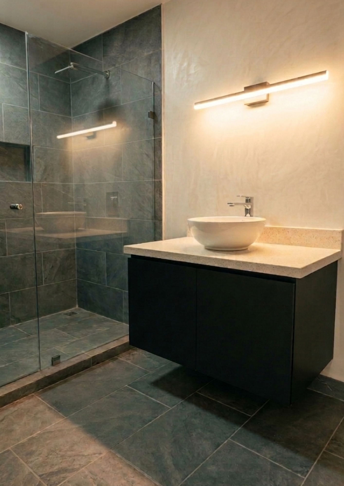 Baño premium con diseño personalizado — Modern Space