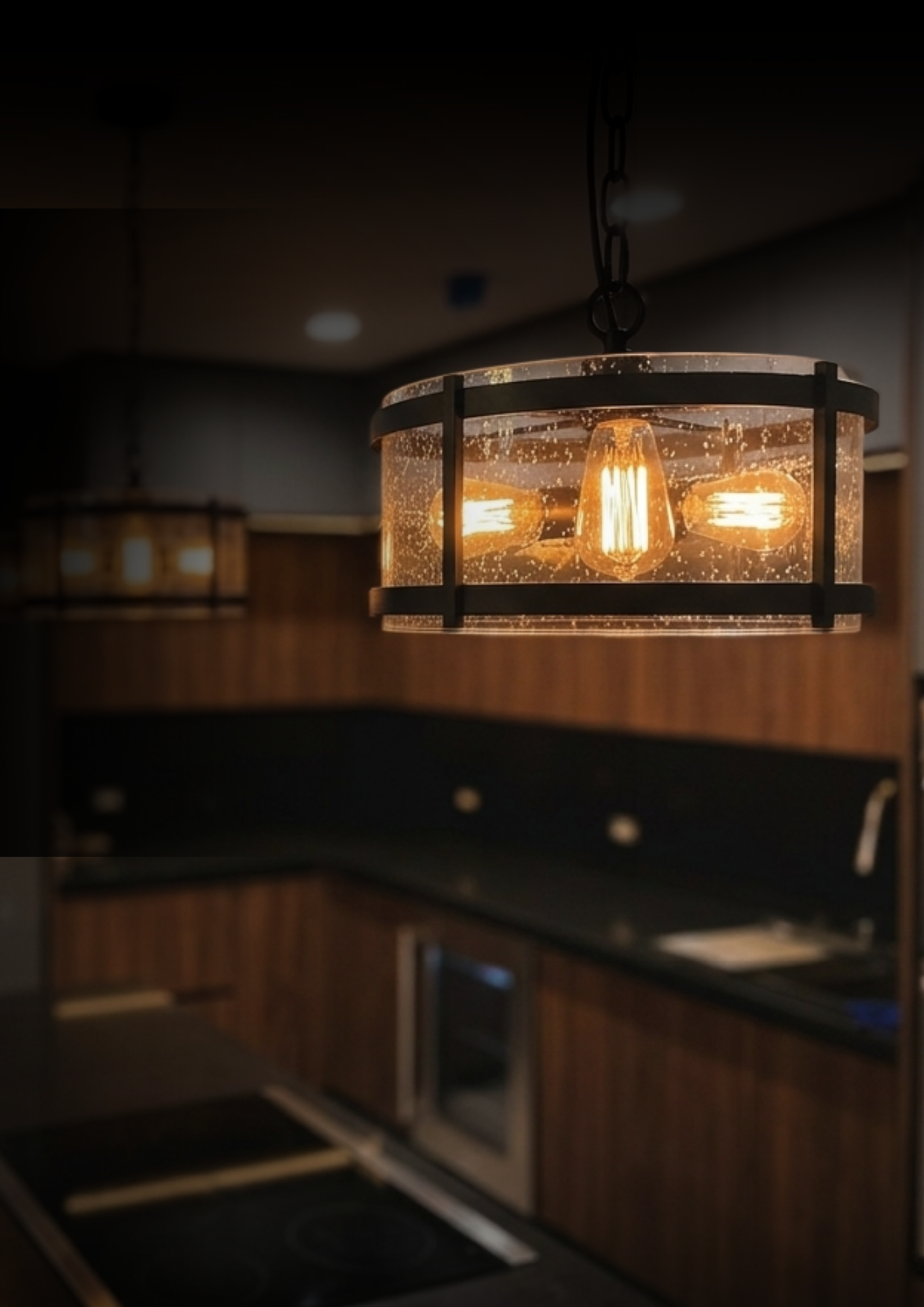 Cocina a medida con gabinetes premium — Modern Space