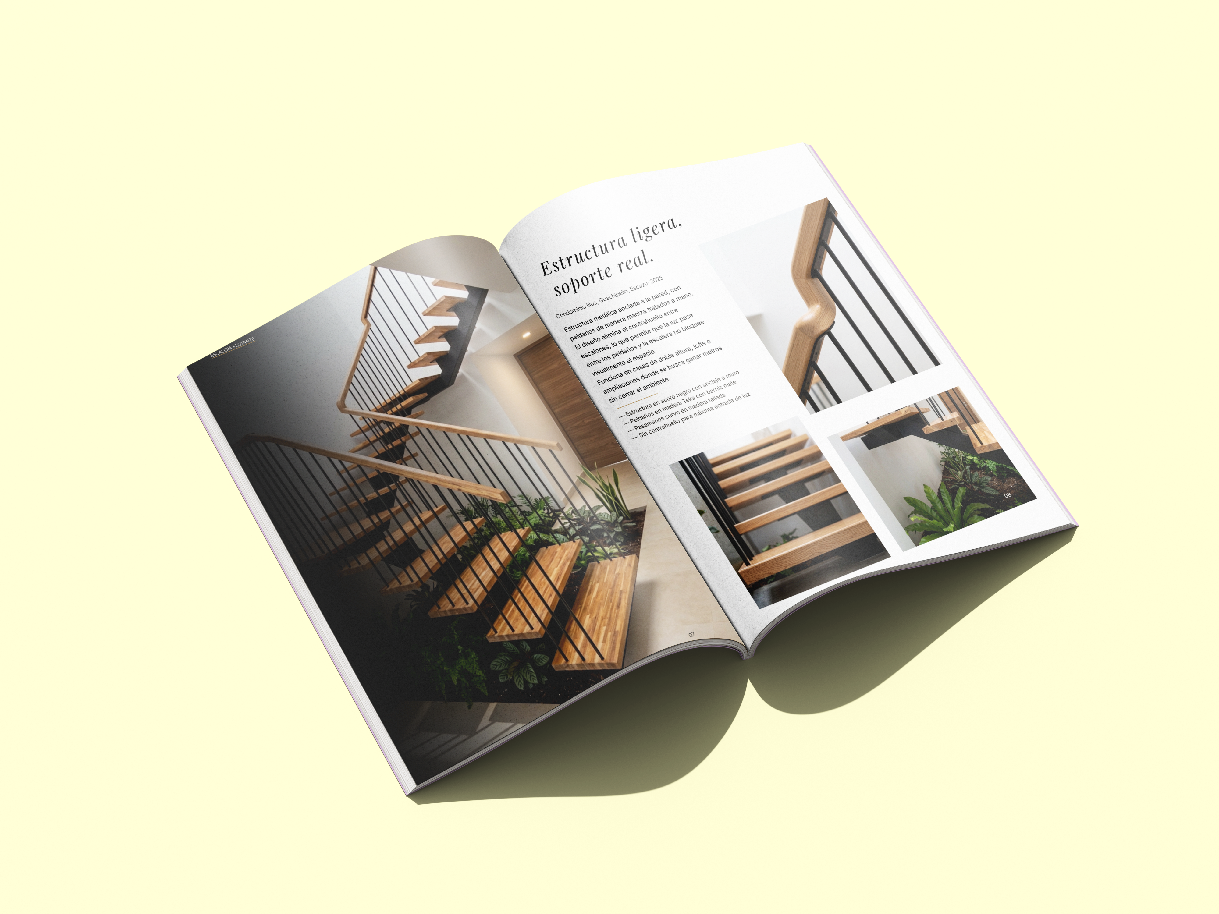 Escalera flotante — diseño Modern Space