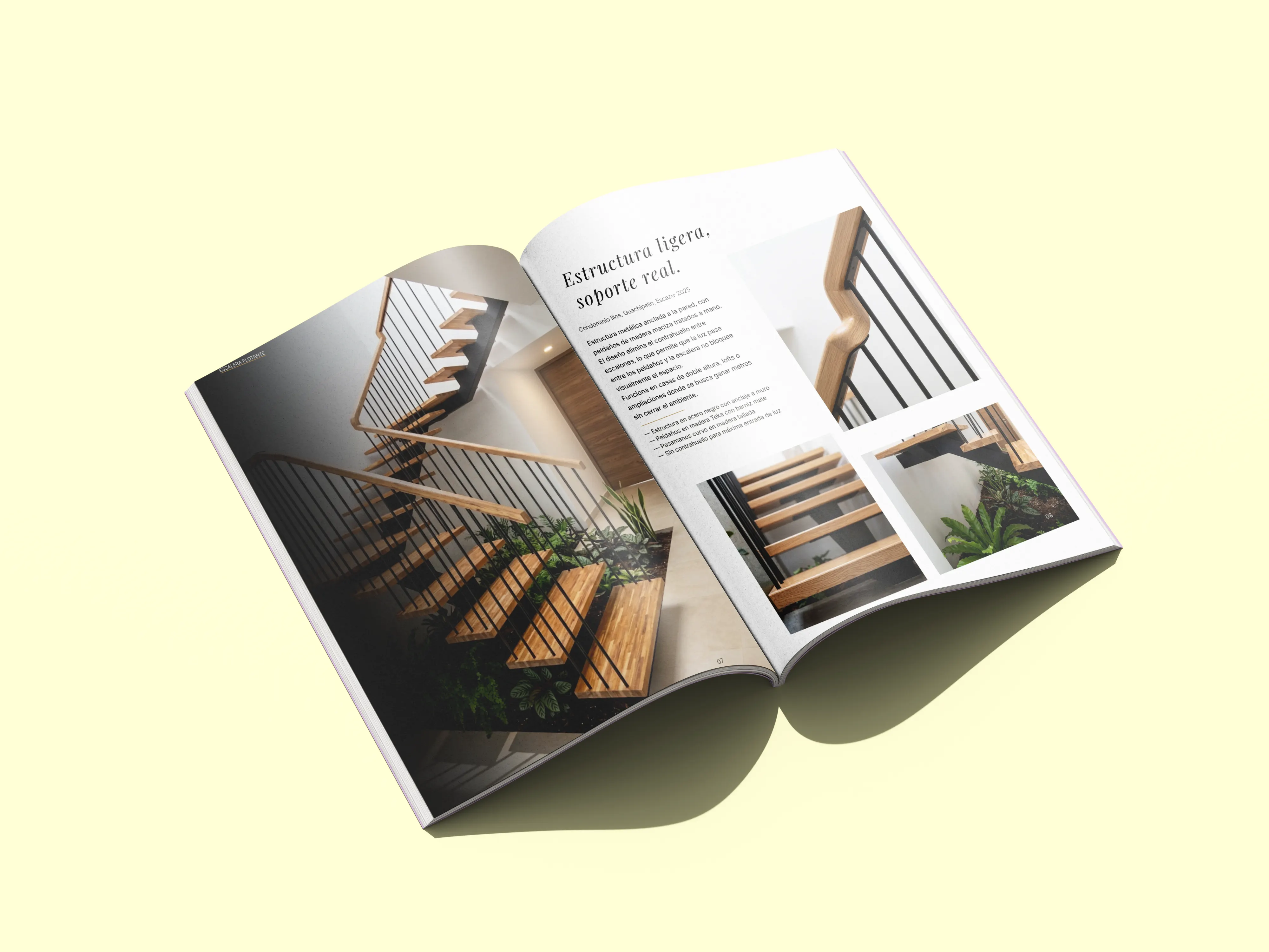 Escalera flotante — diseño Modern Space